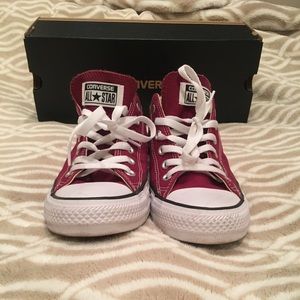 Maroon Converse